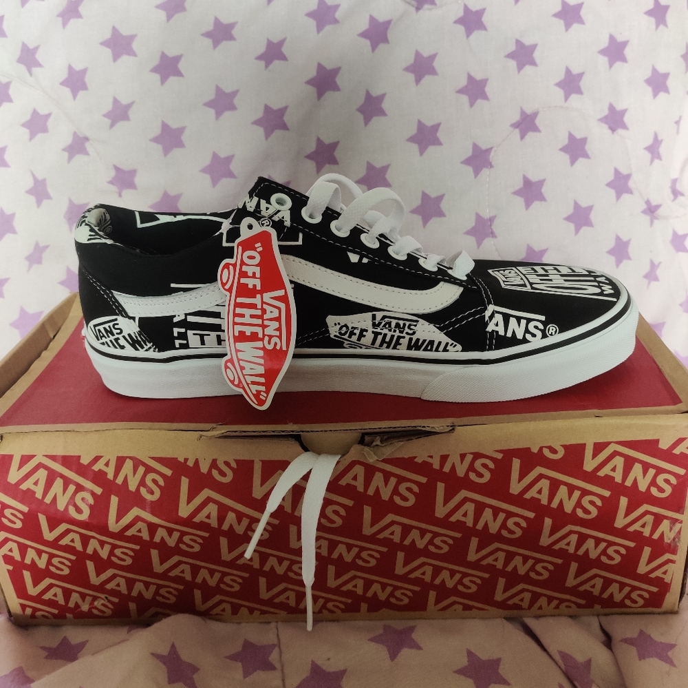 Old Skool Black Logo Vans